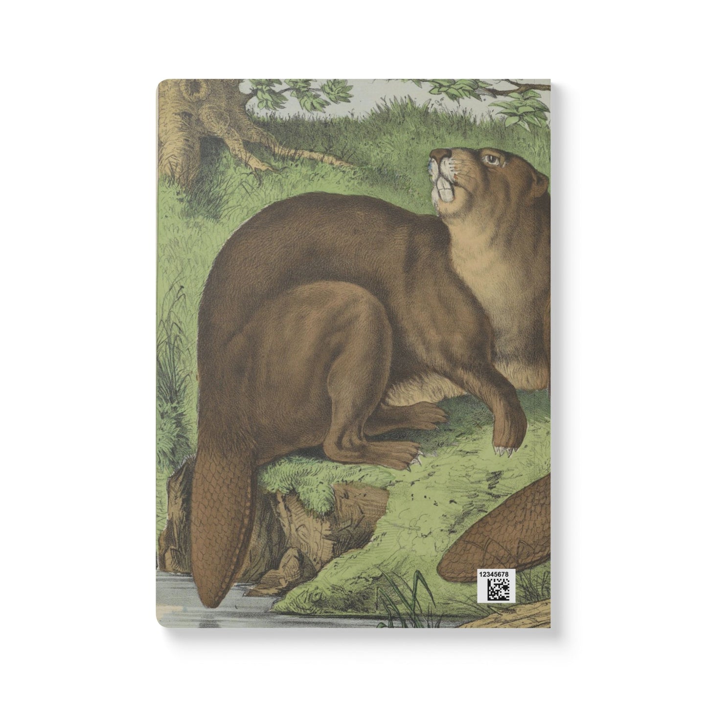 Softcover Journal - vintage beaver