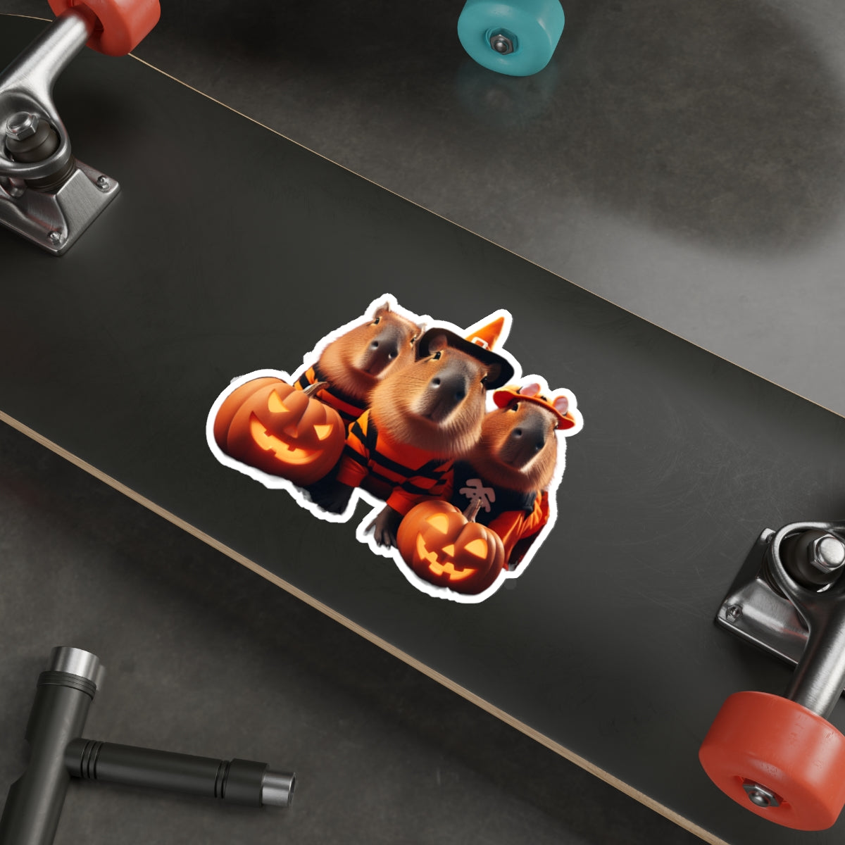 Stickers, Halloween capybara