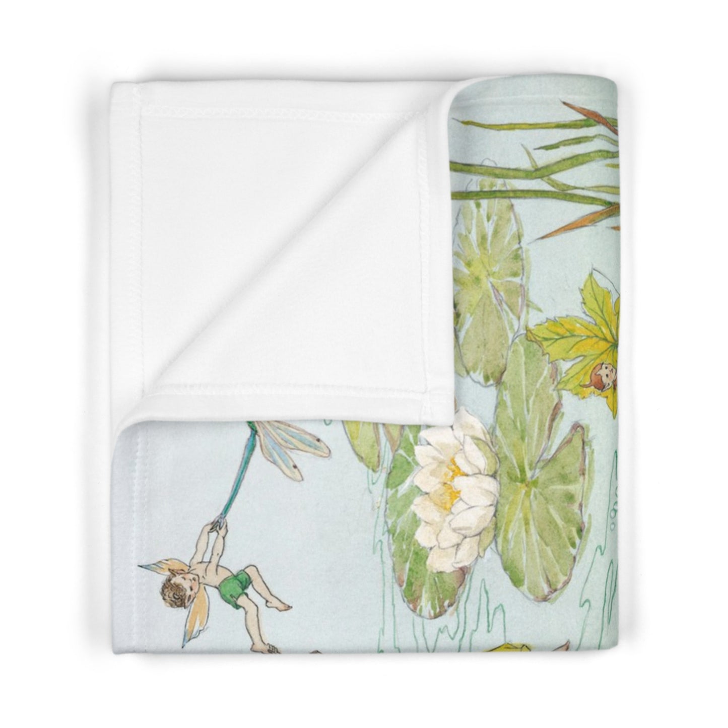 Waterlily Fairies Baby Blanket - Soft Fleece