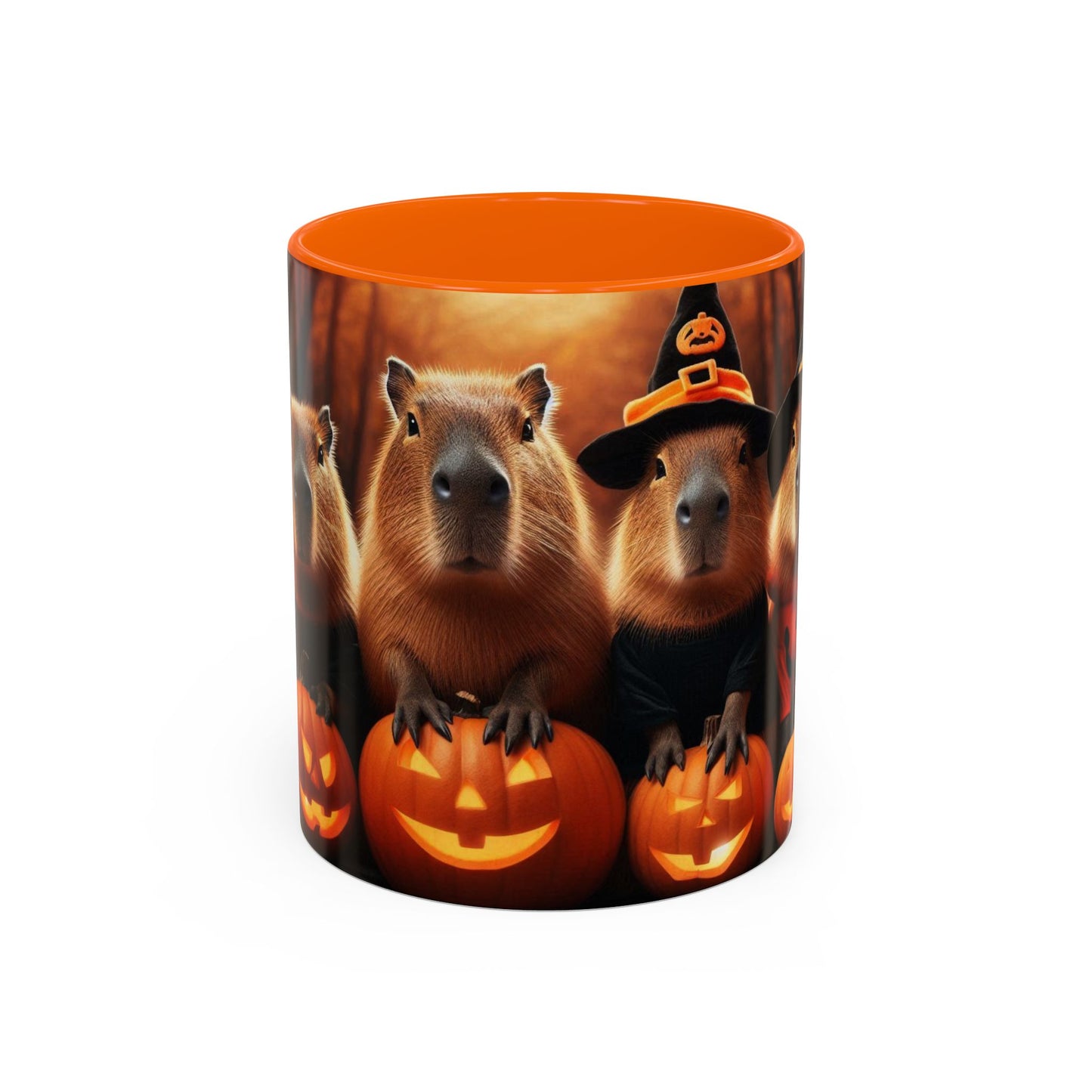 Halloween capybara mug