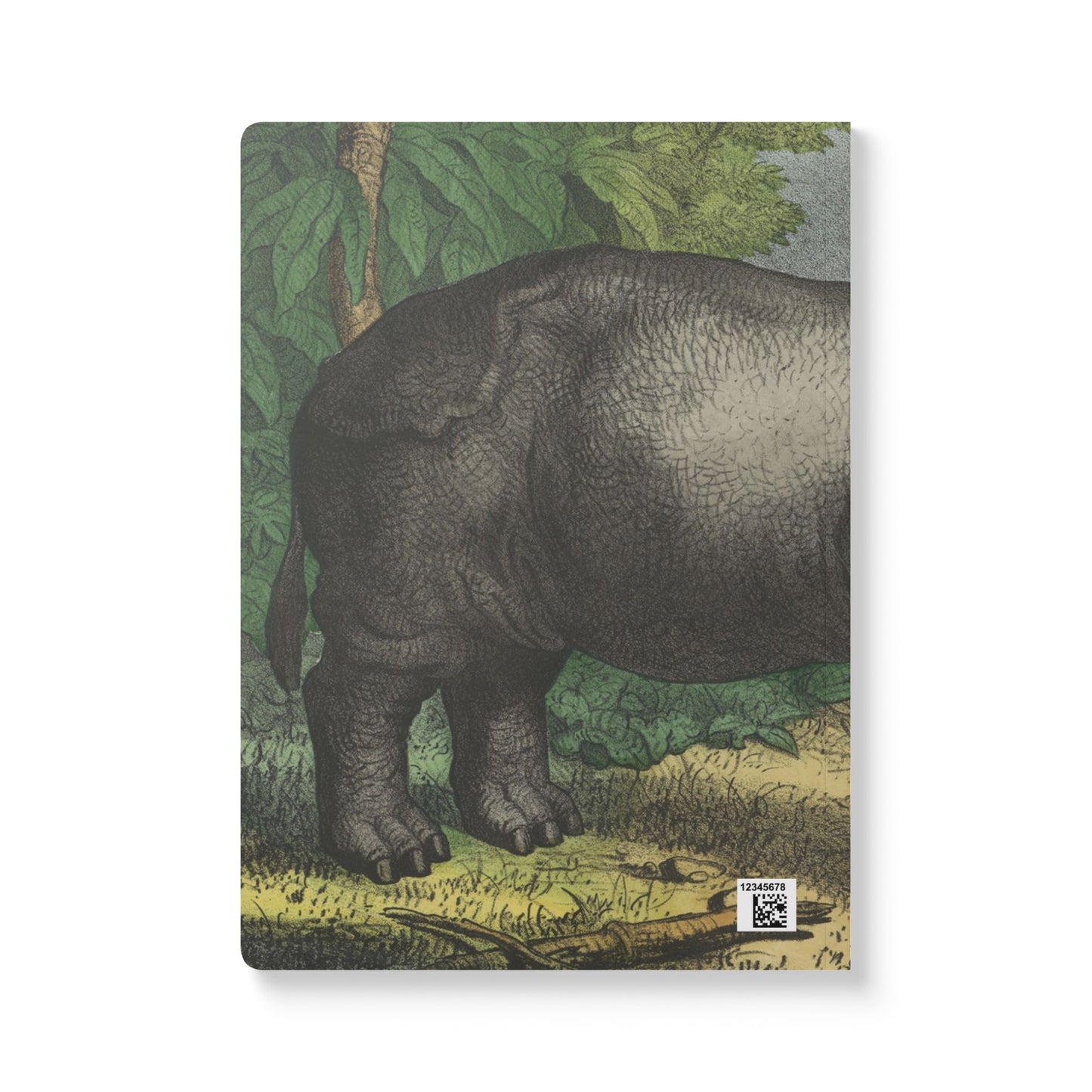 Softcover Journal - Vintage rhino