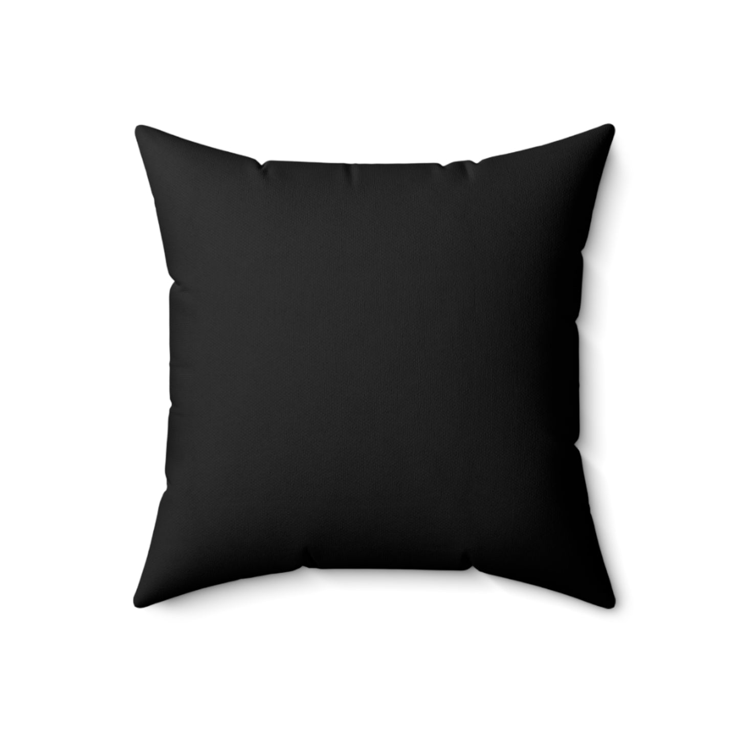 Faux Suede Square Pillow, Halloween Fall Capybara in Black