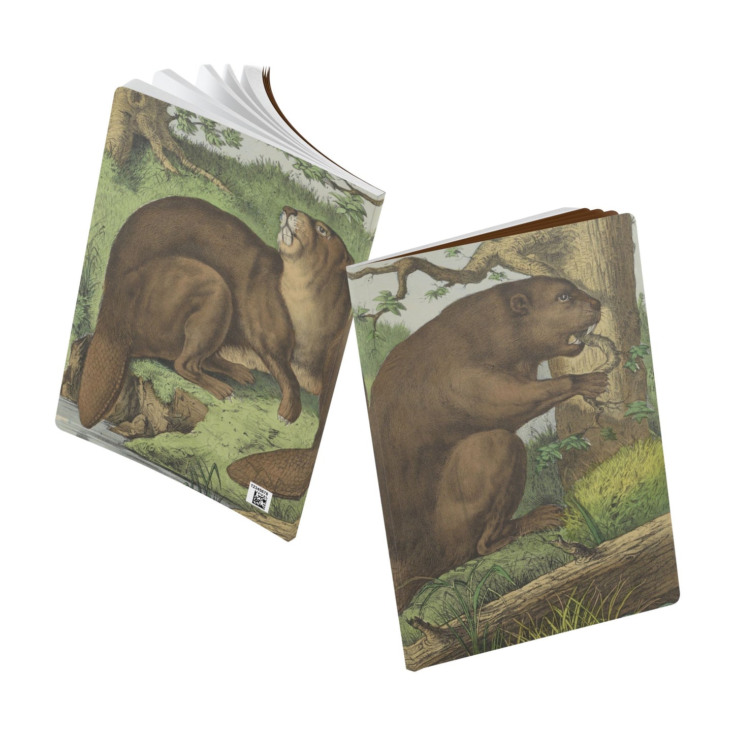 Softcover Journal - vintage beaver