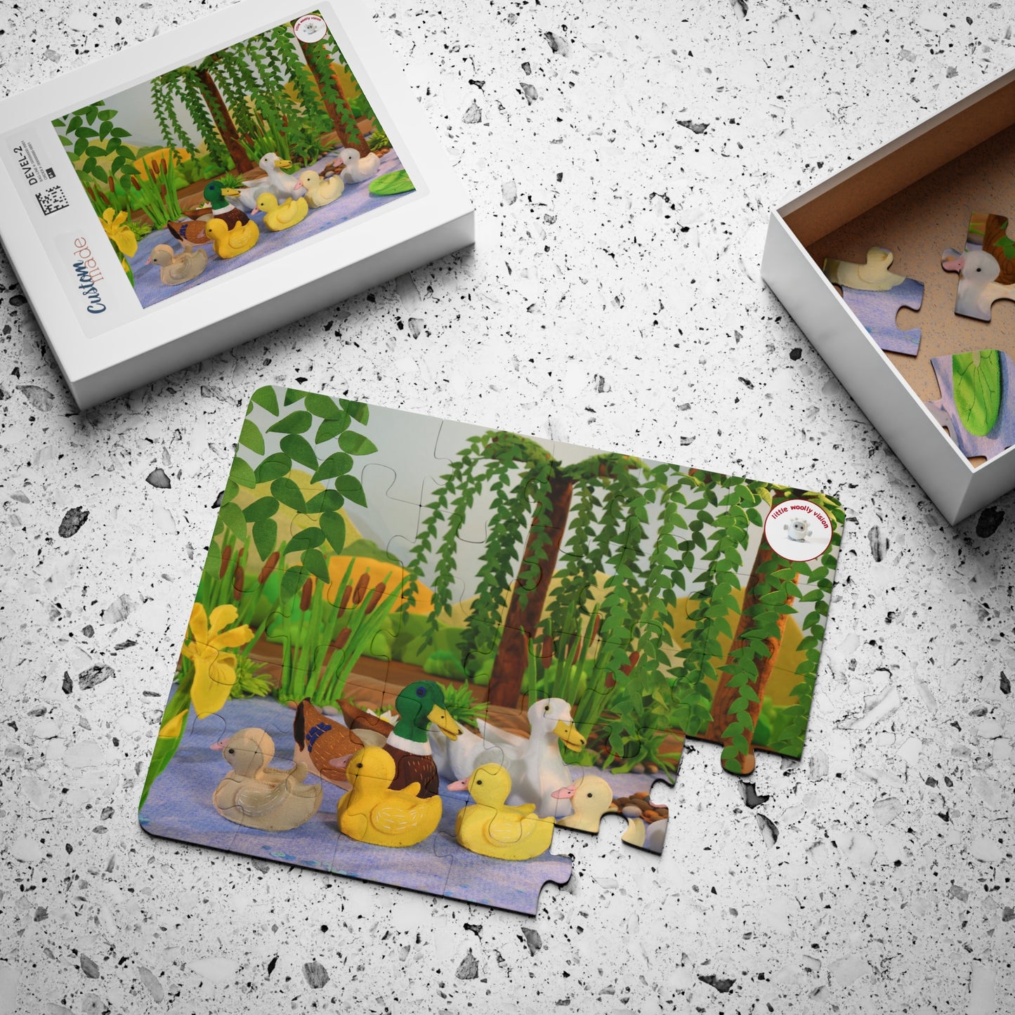 Kids' Puzzle, 30 Piece - Five Little Ducks