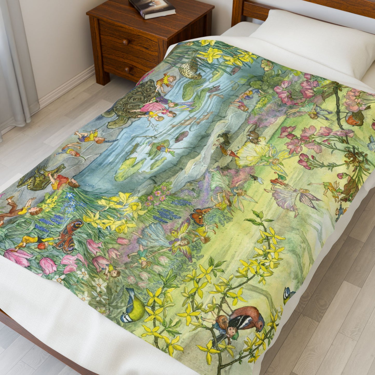 Fairy Pond Plush Blanket