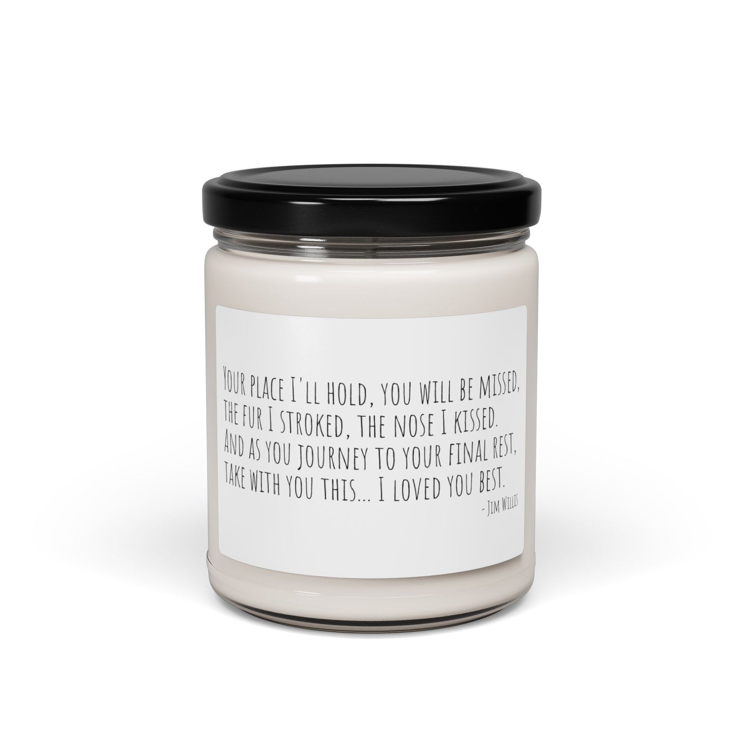 Scented Soy Candle - I loved you best