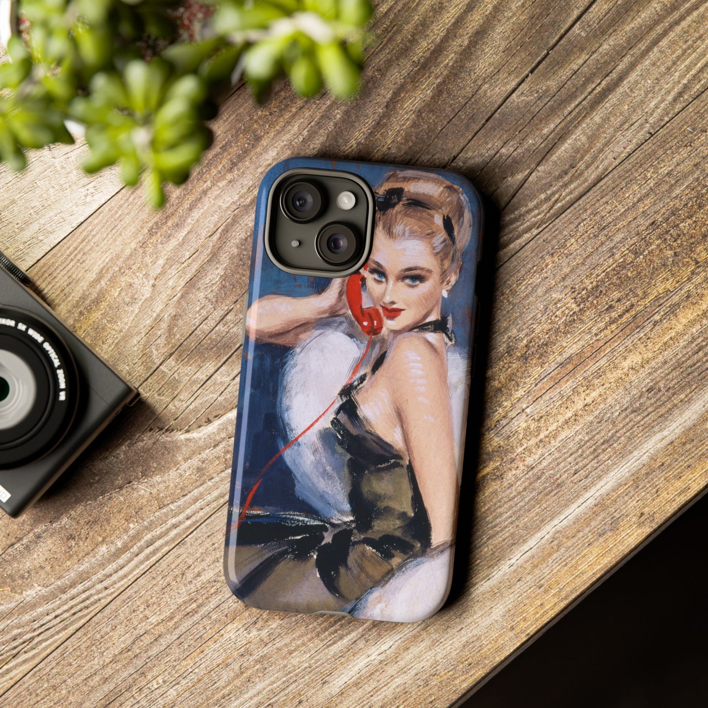 iPhone 15 case - Pin Up, Little Black Dress