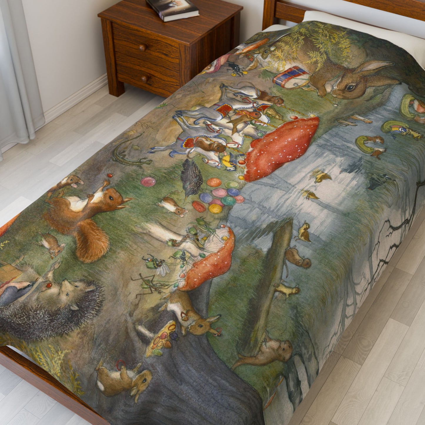 Toadstool Fair Plush Blanket