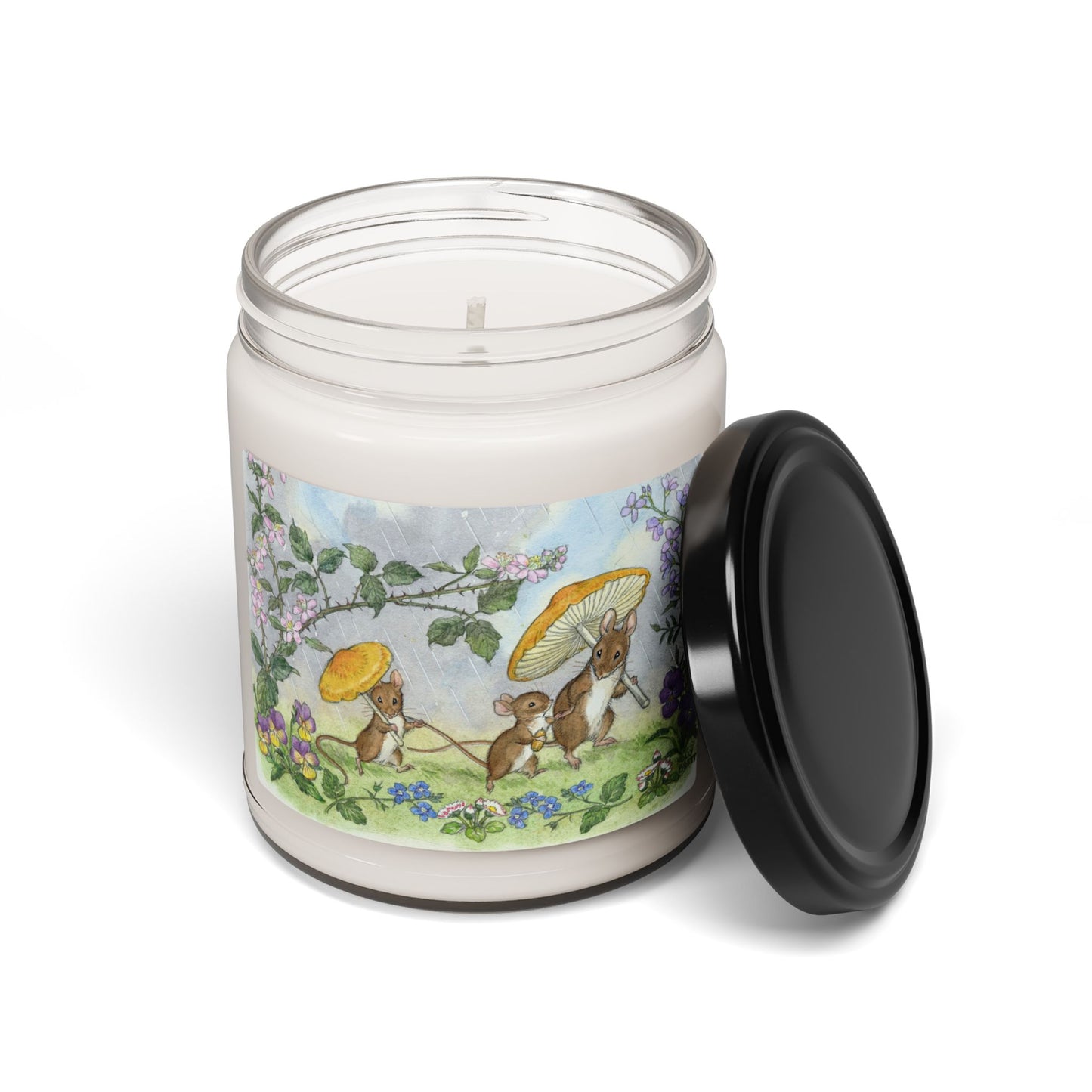 Rainy Day Mice Scented Soy Candle