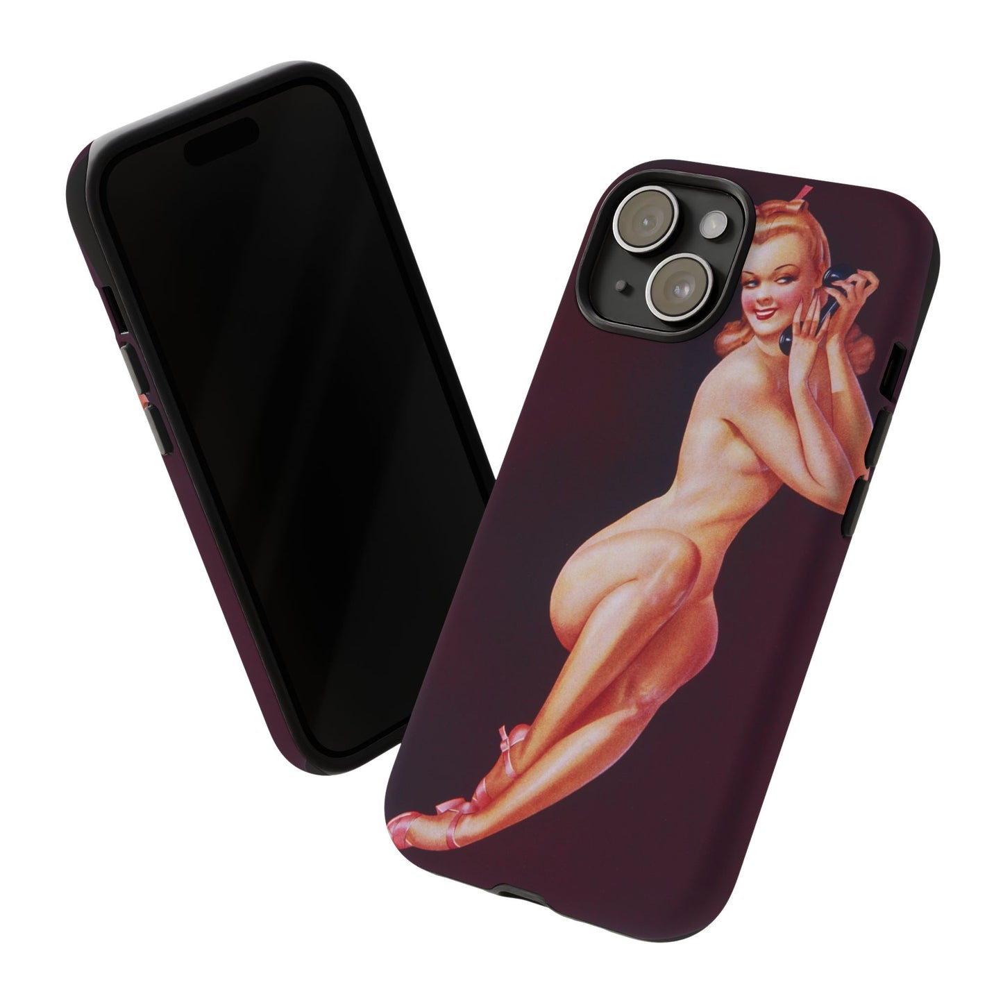 iPhone 15 Case - Pin Up, I Have Nothing On Tonight