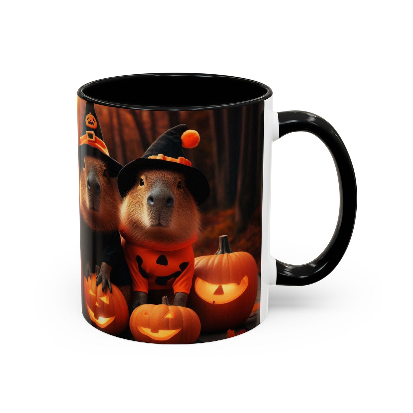 Halloween capybara mug