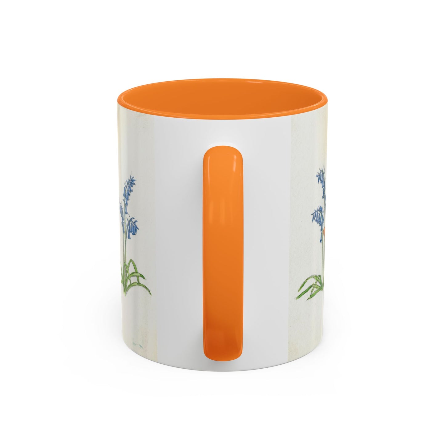Ginger Cat and Kittens Orange Mug