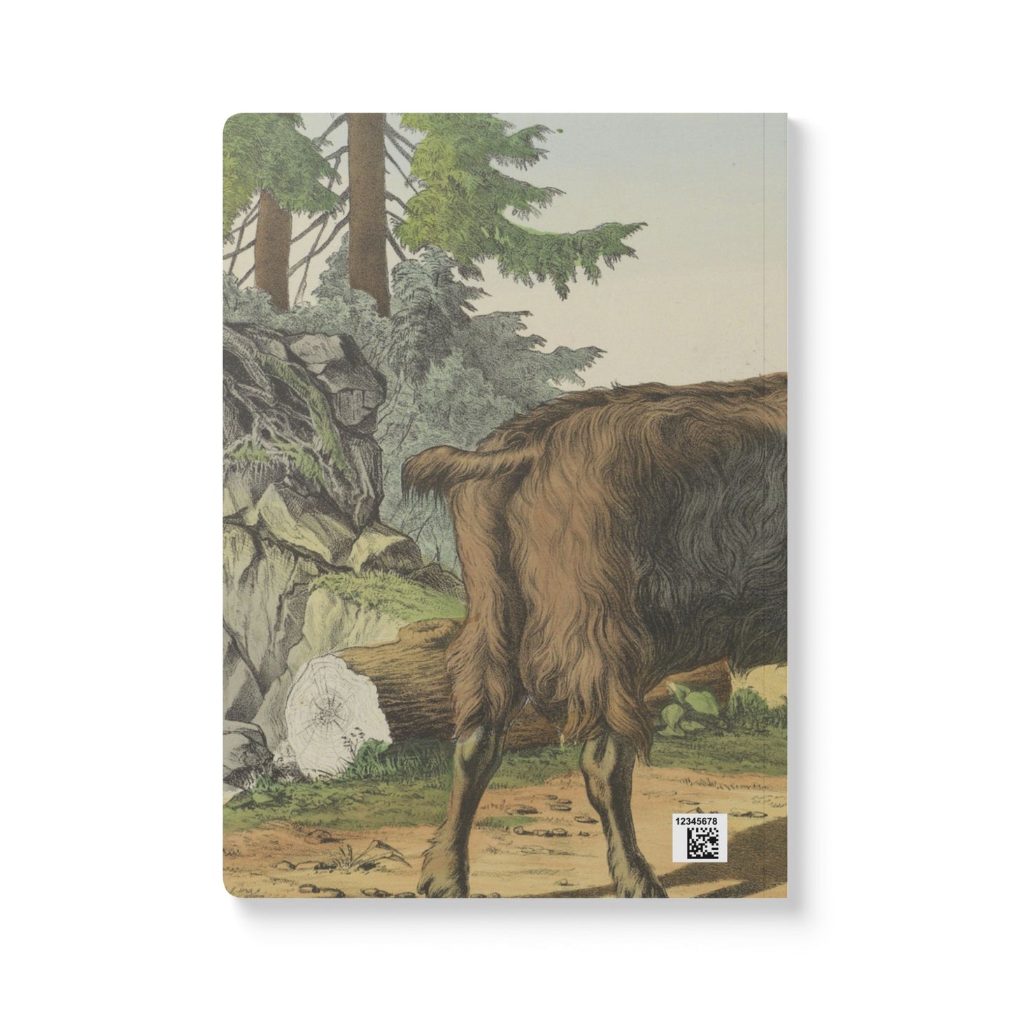 Softcover Journal - vintage goat