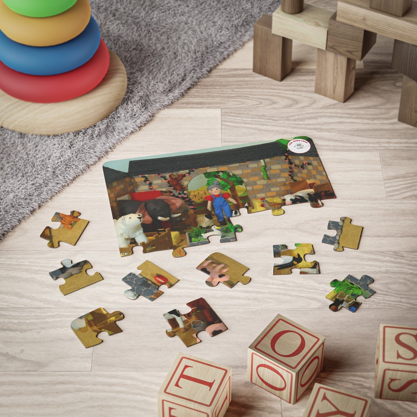 Kids' Puzzle, 30 Piece - Old MacDonald Had a Farm