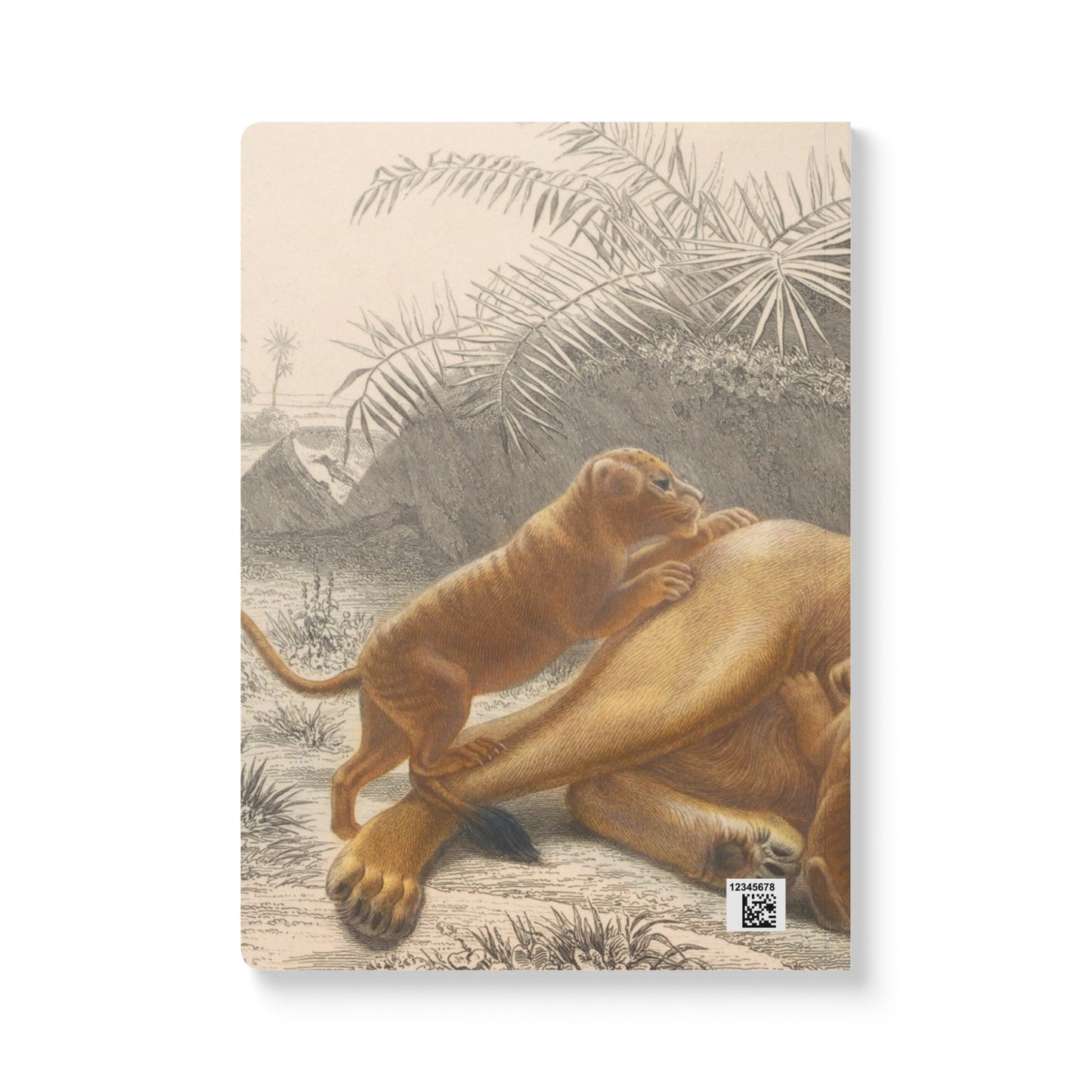 Softcover Journal - vintage lion