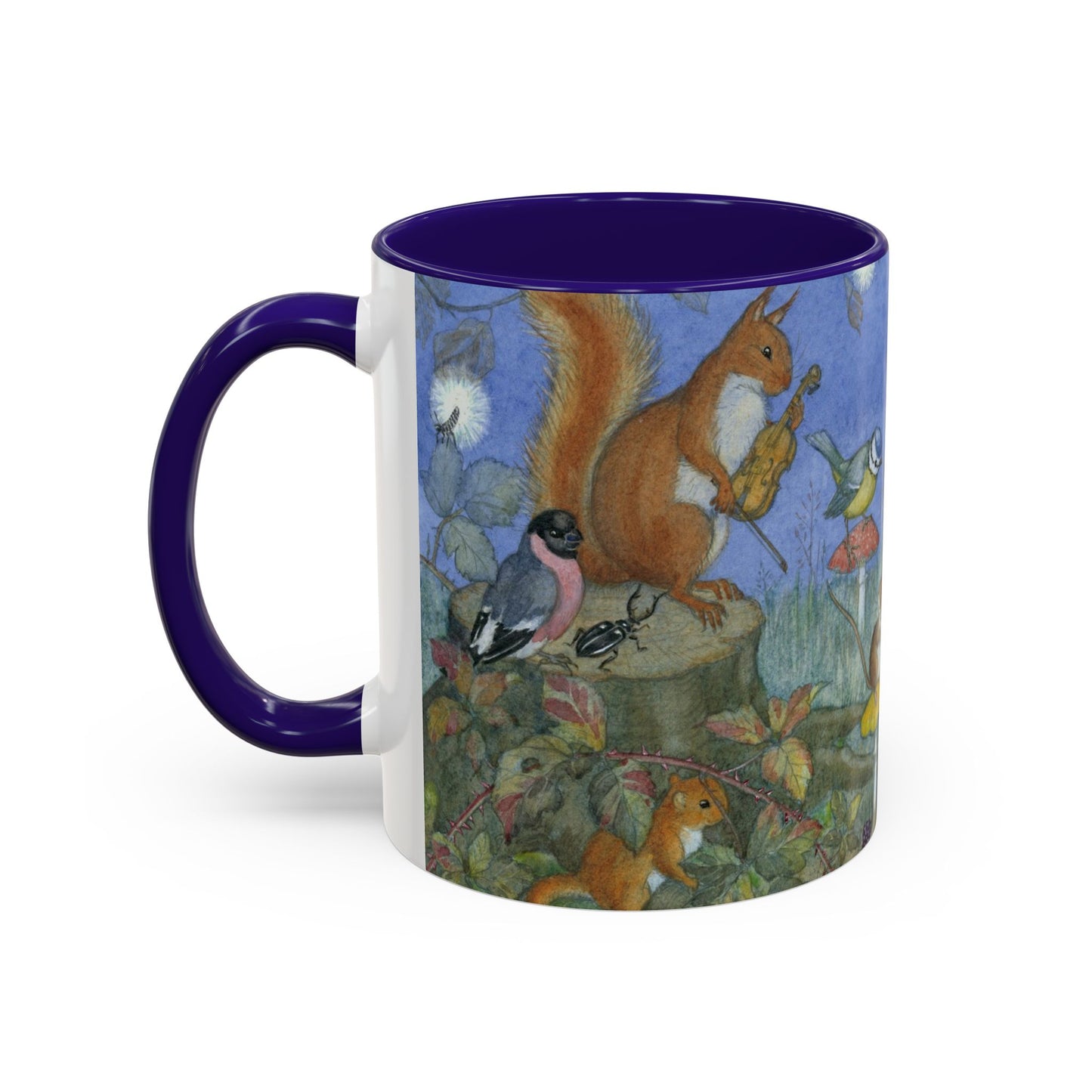 Musical Chairs Blue Mug