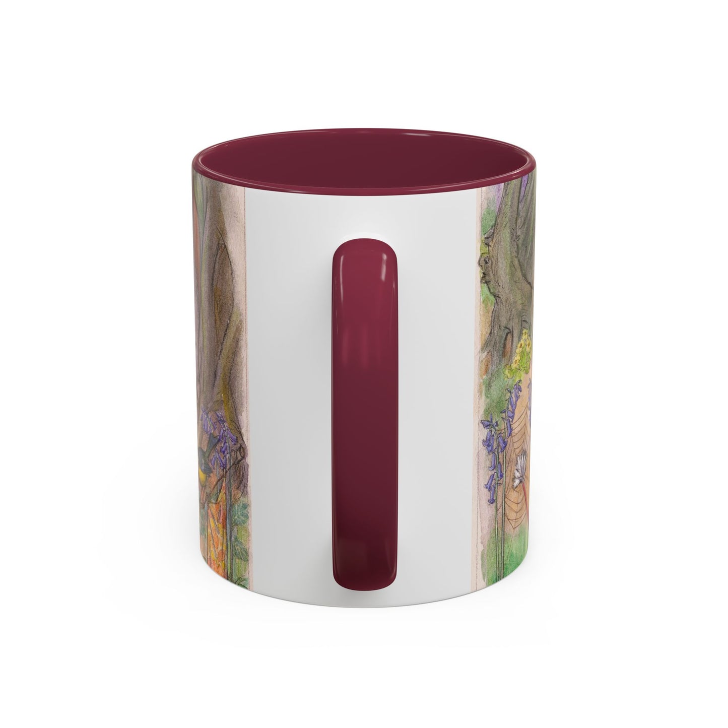 Badger's Spring Clean Maroon Mug