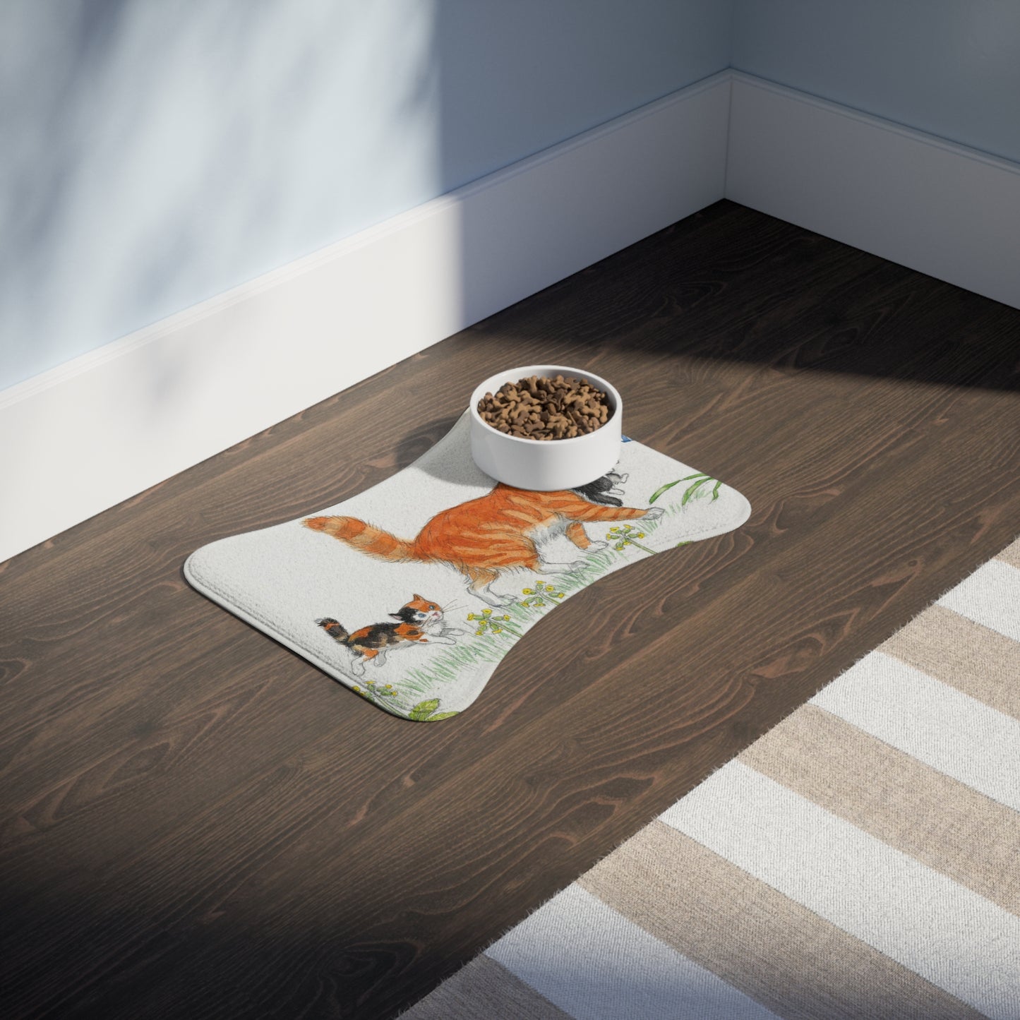 Ginger Cat Feeding Mat