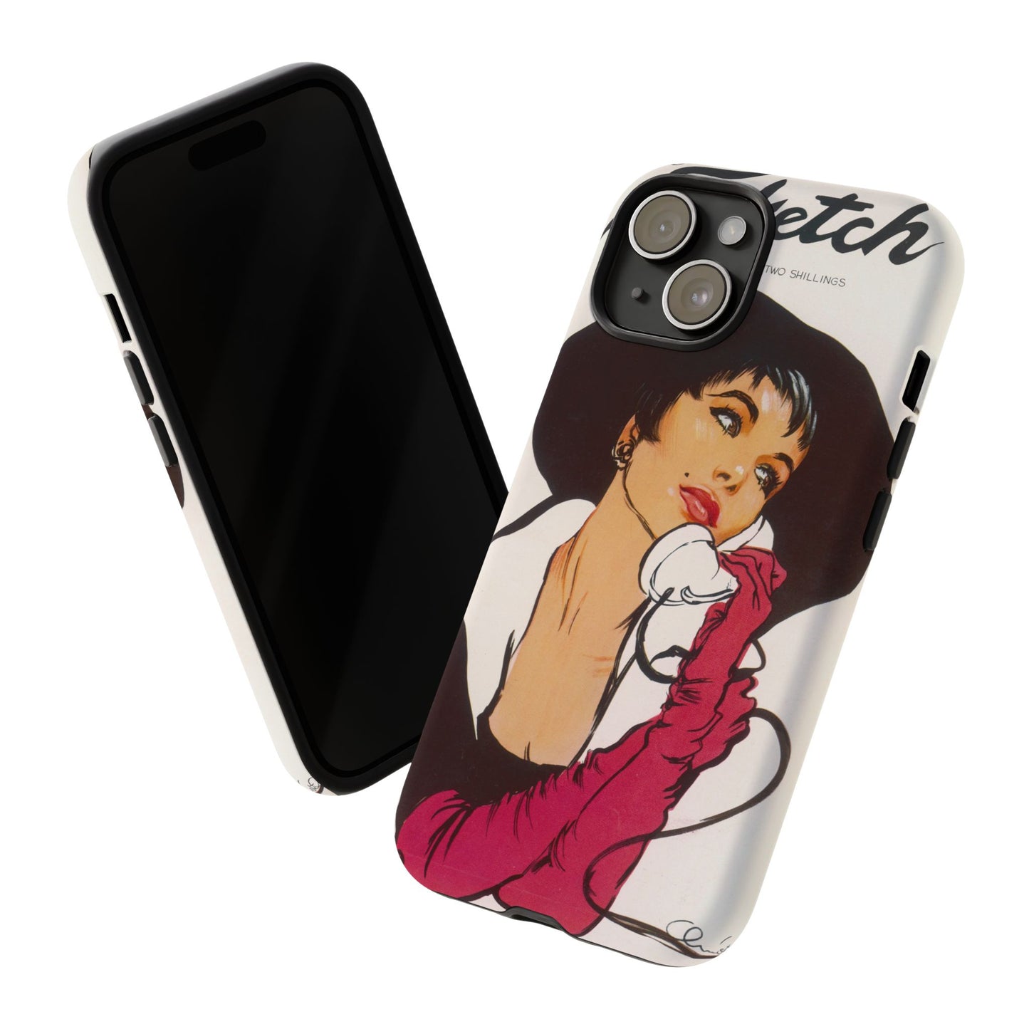 iPhone 15 Case - Pin Up, The Sketch