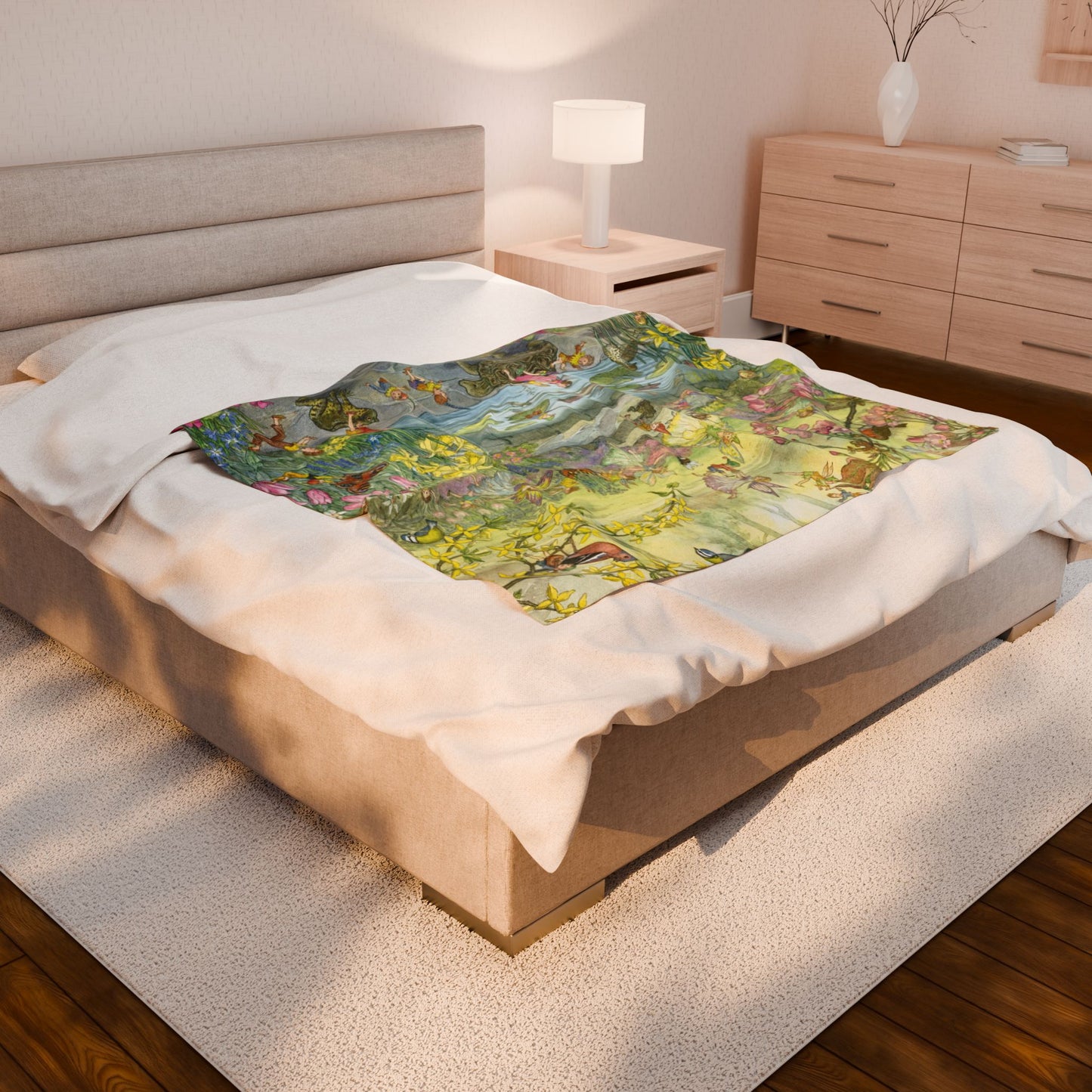 Fairy Pond Plush Blanket