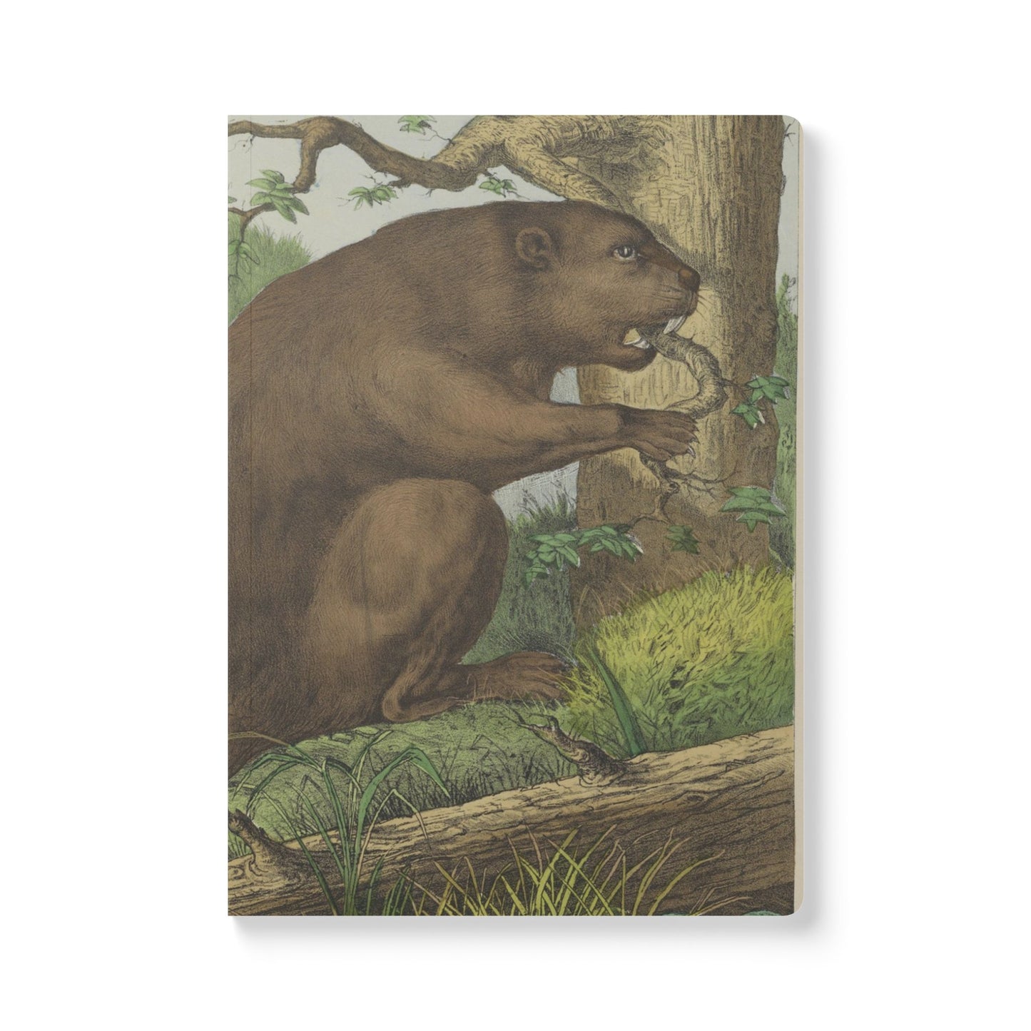 Softcover Journal - vintage beaver