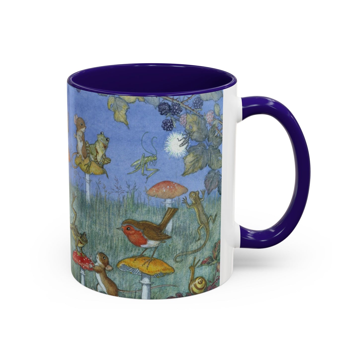 Musical Chairs Blue Mug