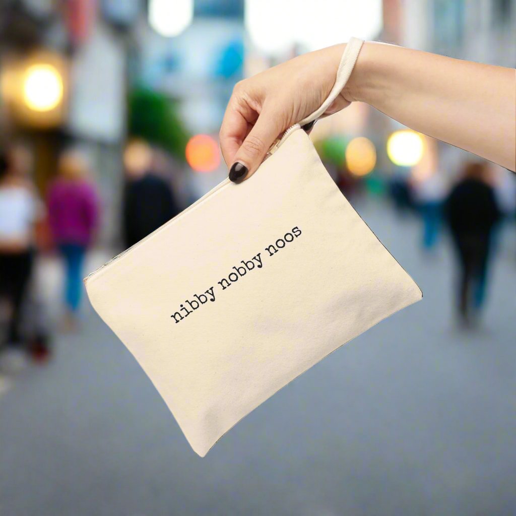 misc. miscellaneous nibby nobby noos things funny illustration Victorian canvas zip bag pouch tote mini purse suitcase rucksack carry organize store storage office work home house lady woman funny humor cotton canvas gift present man