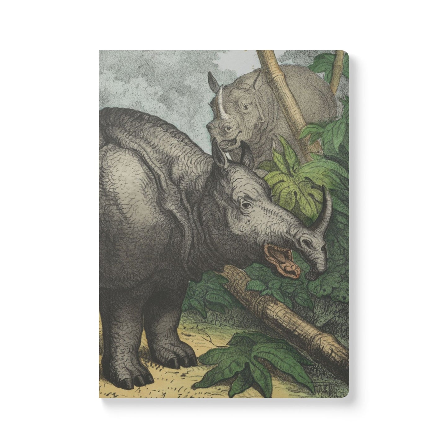 Softcover Journal - Vintage rhino