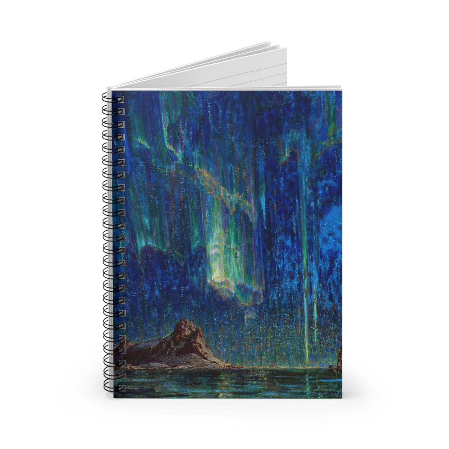 Spiral Notebook - Aurora borealis