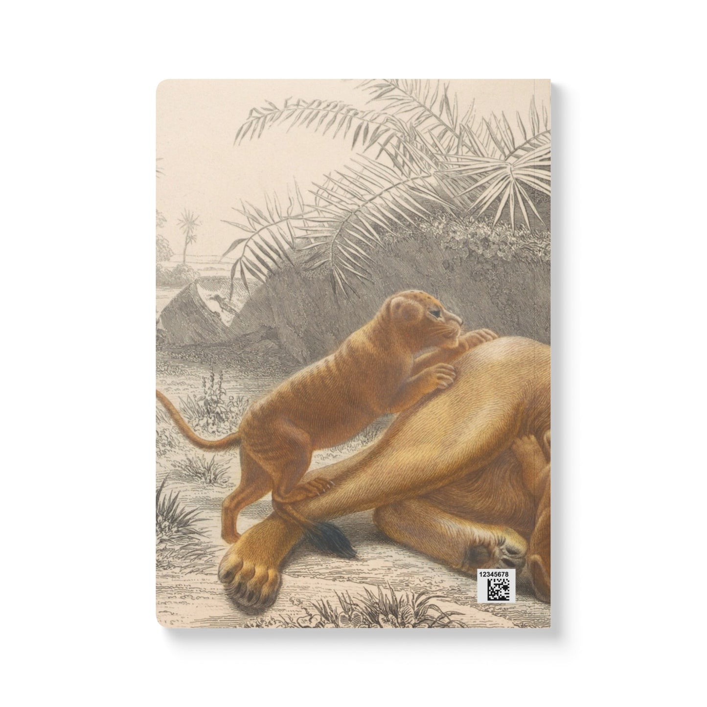 Softcover Journal - vintage lion