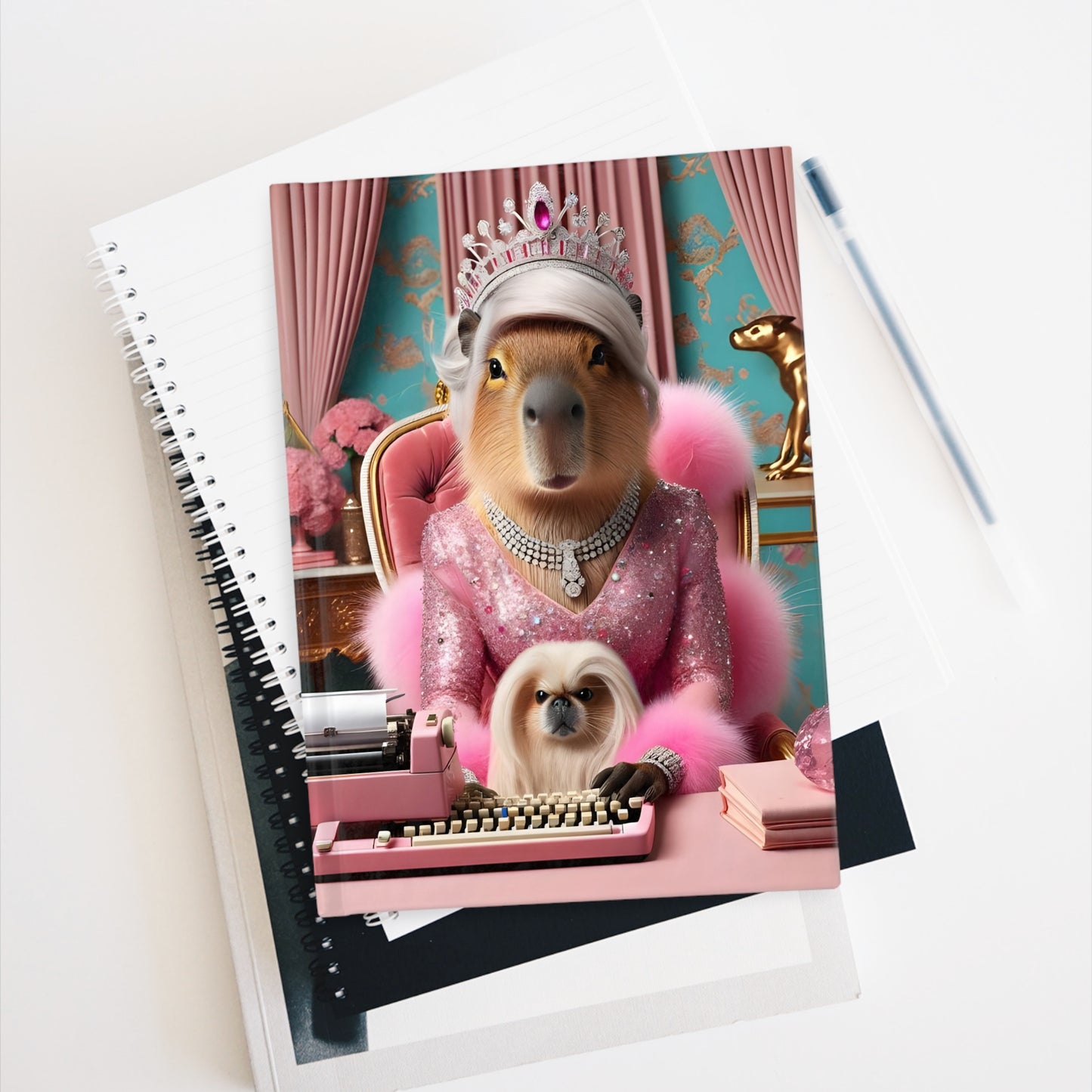 Journal - capybara Barbara Cartland