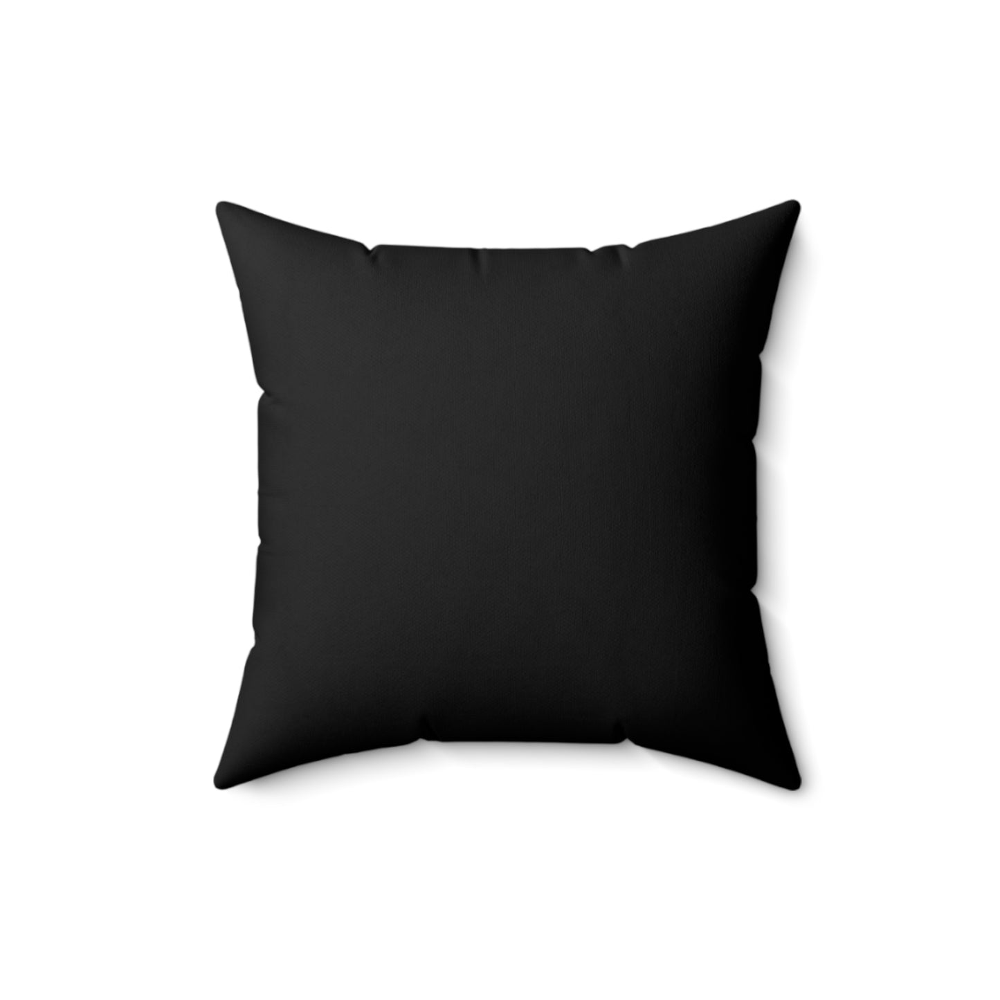 Faux Suede Square Pillow, Halloween Fall Capybara in Black