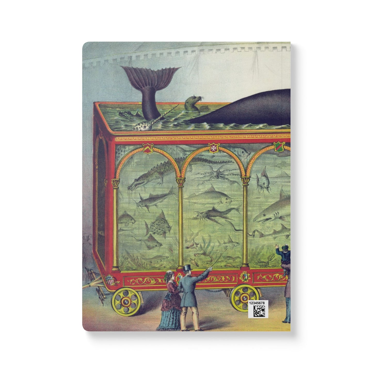 Softcover Journal - vintage whale tank