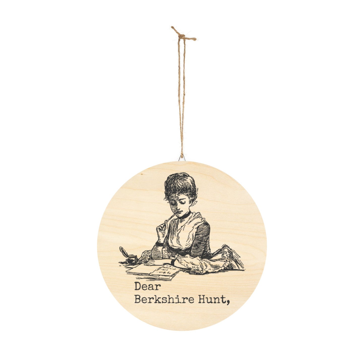 Wooden Sign - Dear Berkshire Hunt,