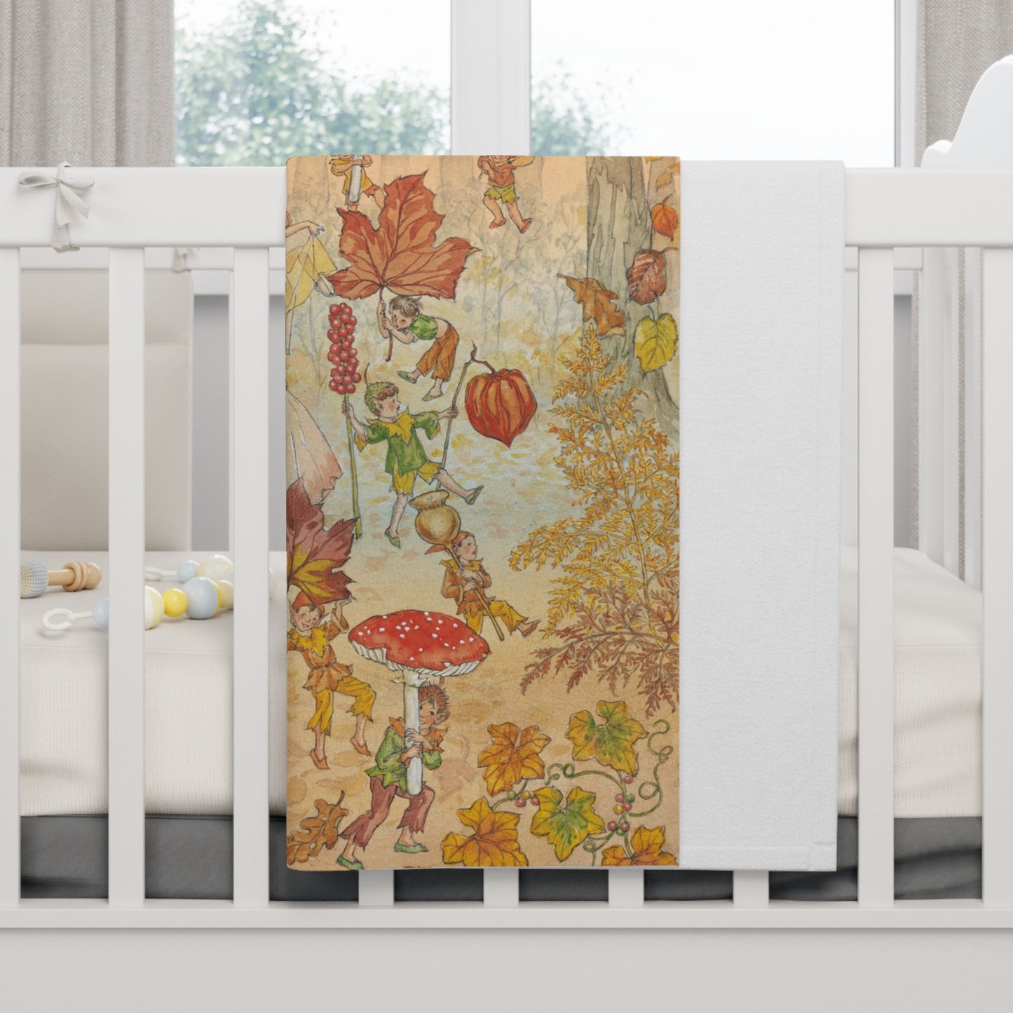 Fall Dance Baby Blanket - Soft Fleece