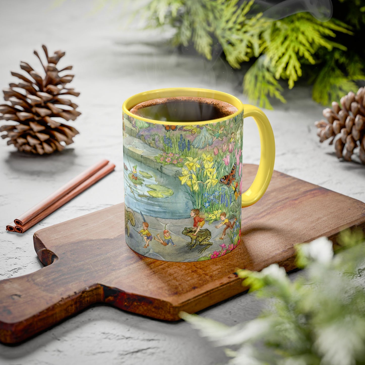 Fairy Pond Yellow Mug