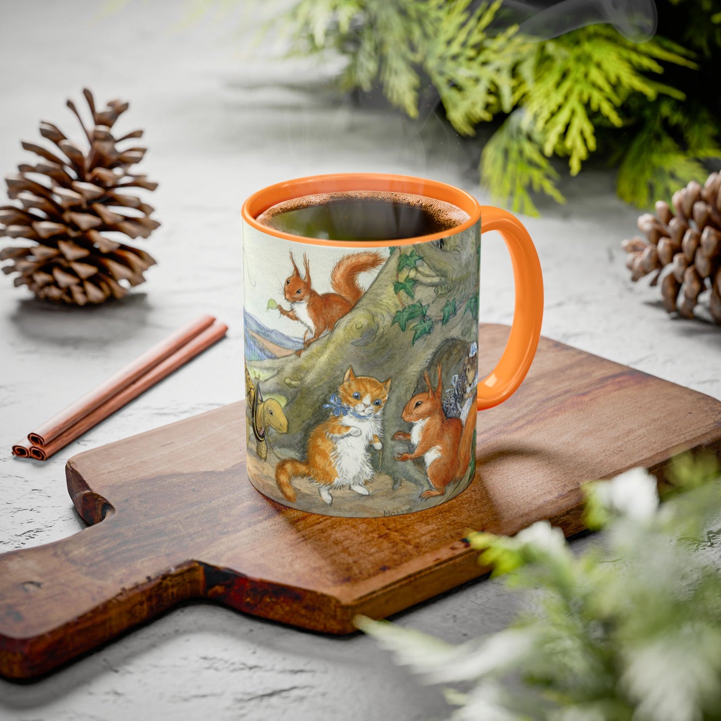 Caravan of Love Orange Mug