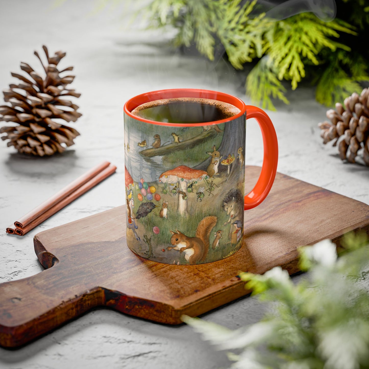 Toadstool Orange Mug