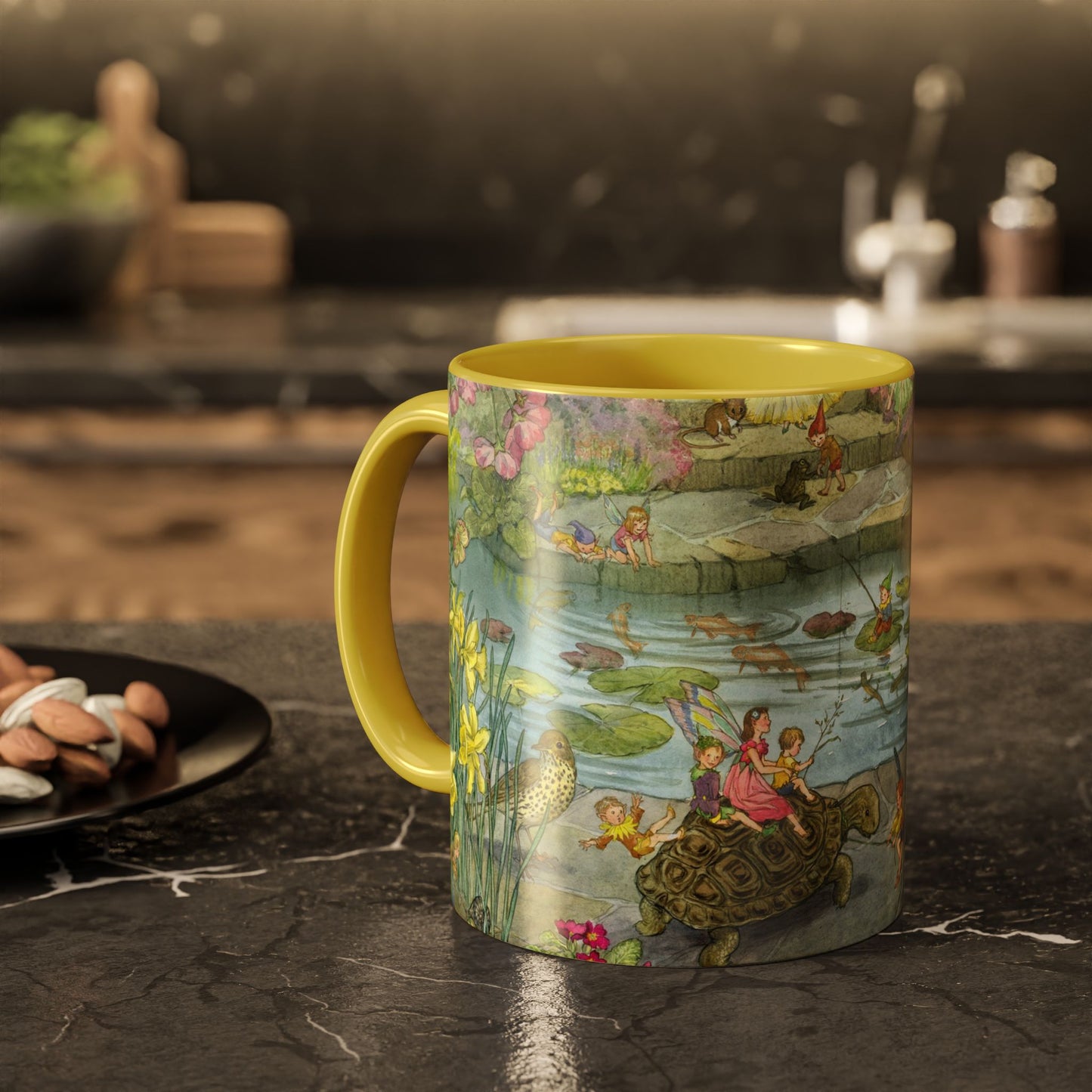 Fairy Pond Yellow Mug