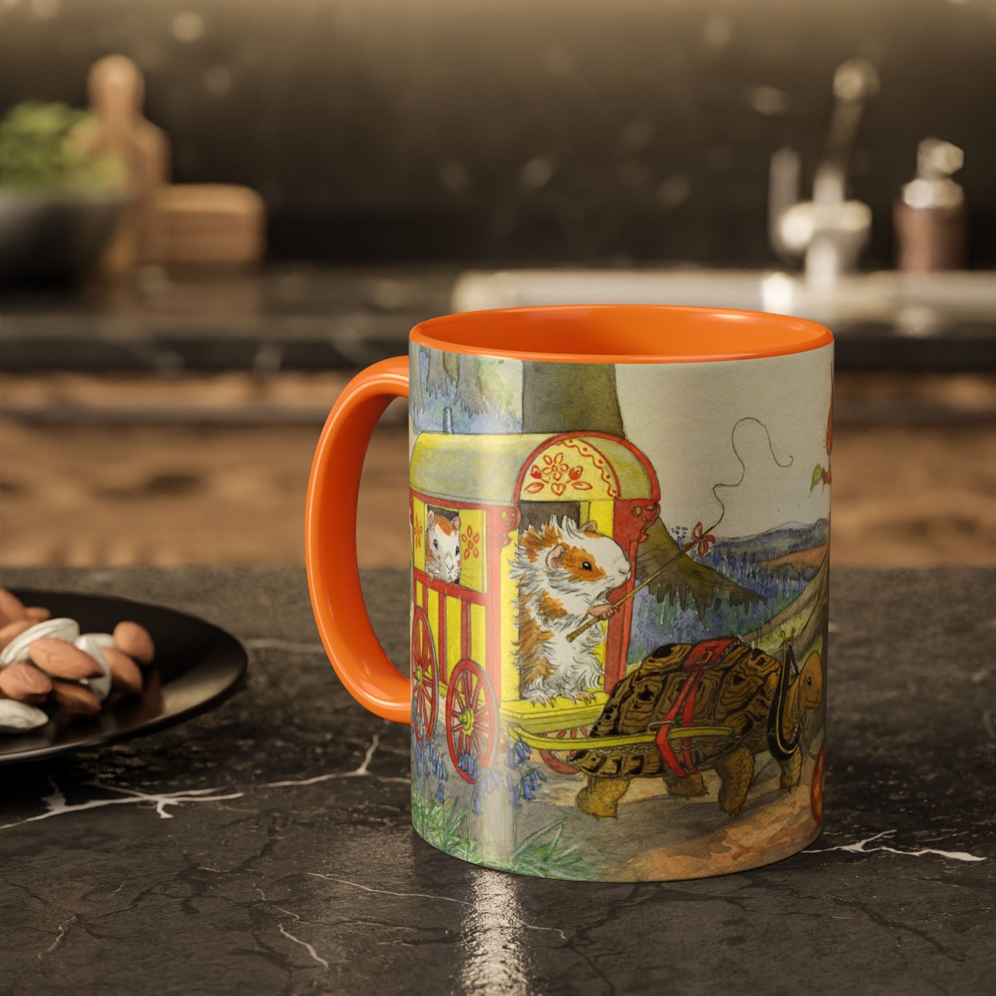 Caravan of Love Orange Mug