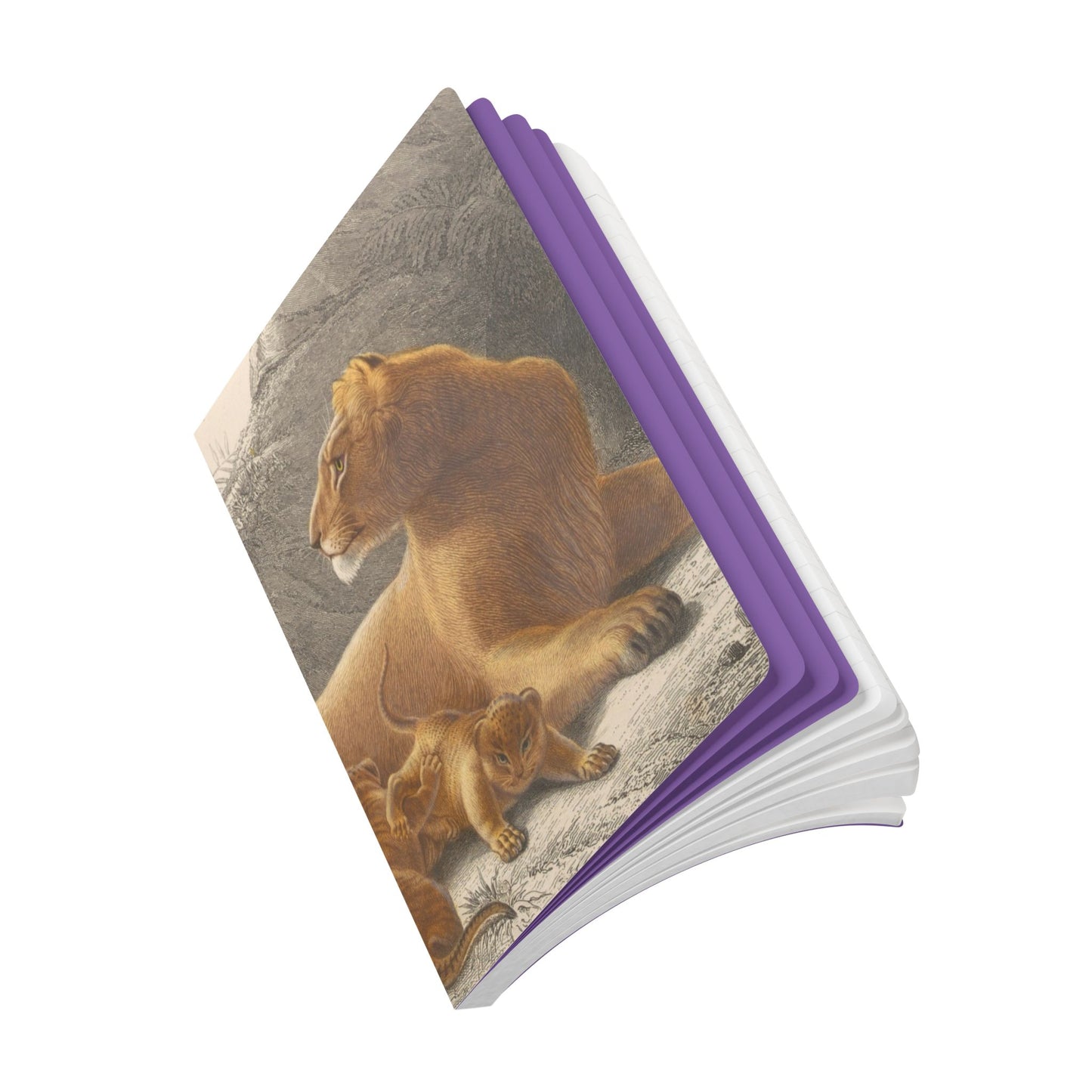 Softcover Journal - vintage lion