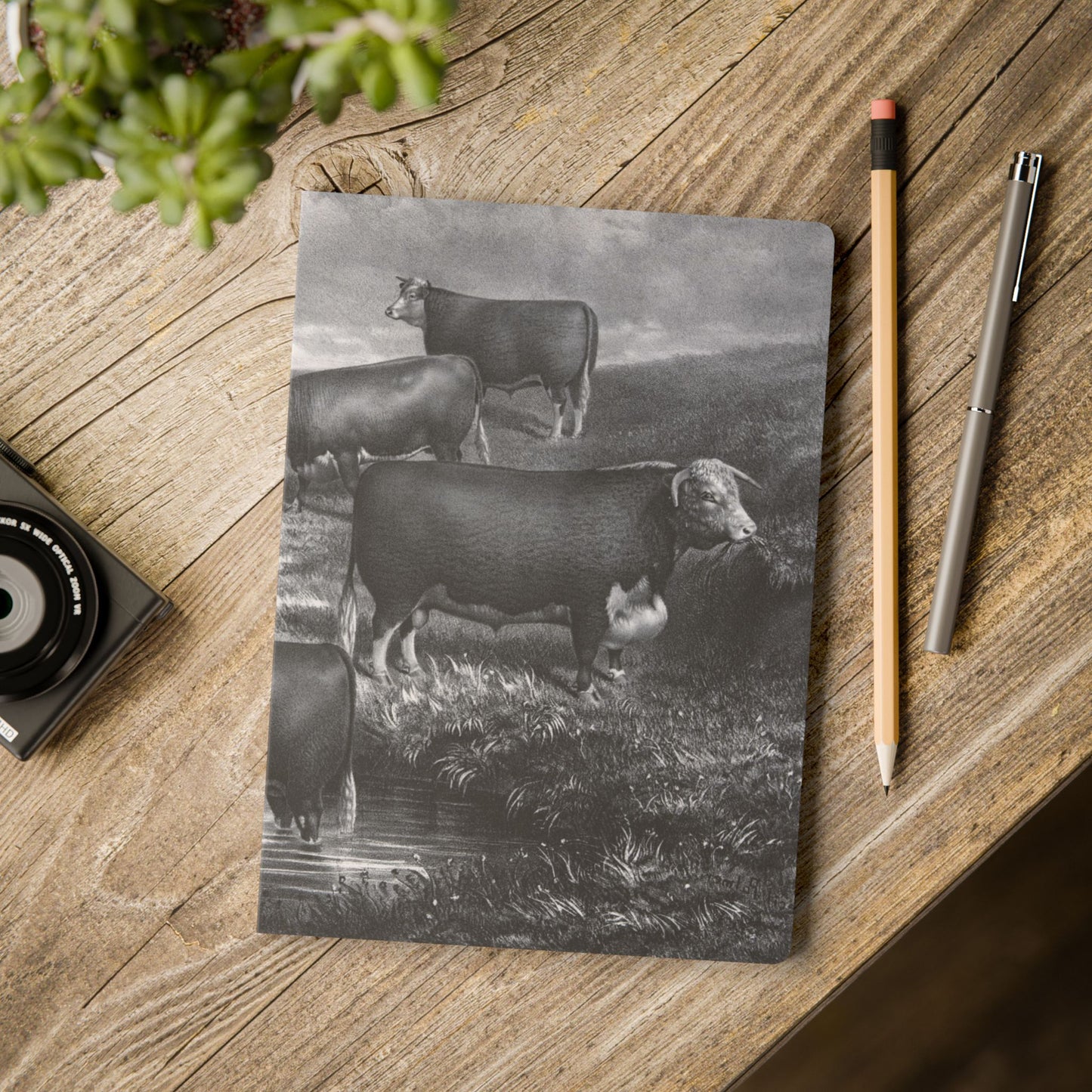 Copy of Softcover Journal - vintage cows