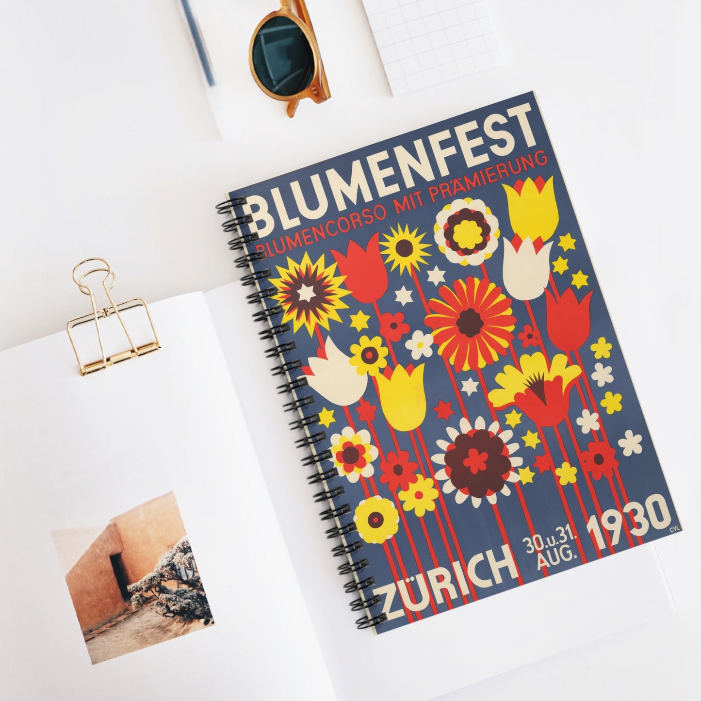 Spiral Notebook - Flower Festival