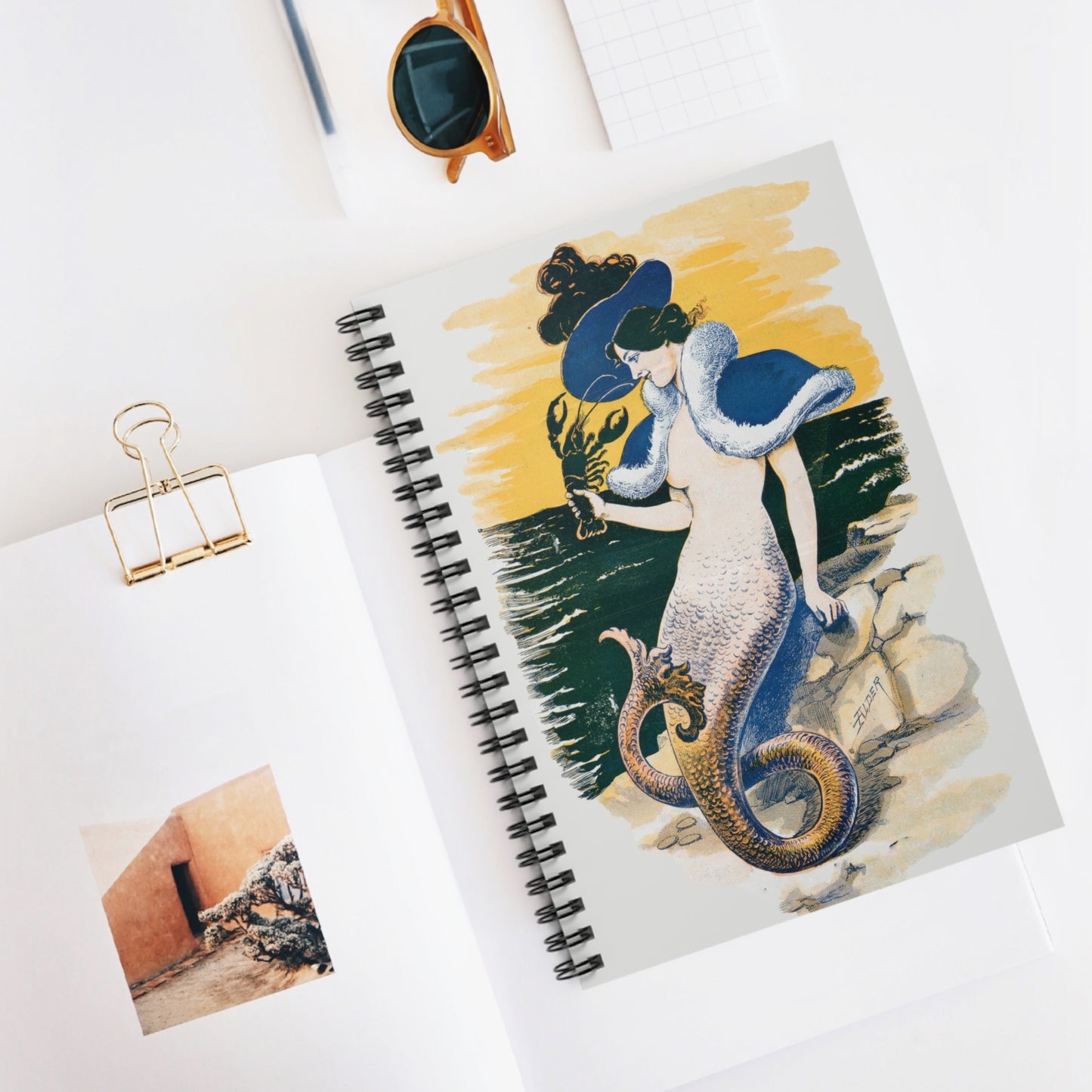Spiral Notebook - Lobster lady