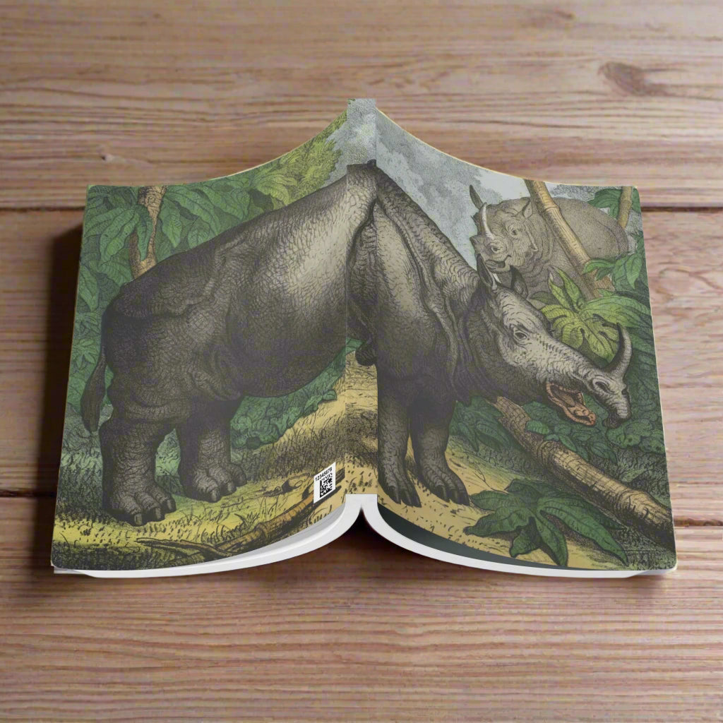 Softcover Journal - Vintage rhino