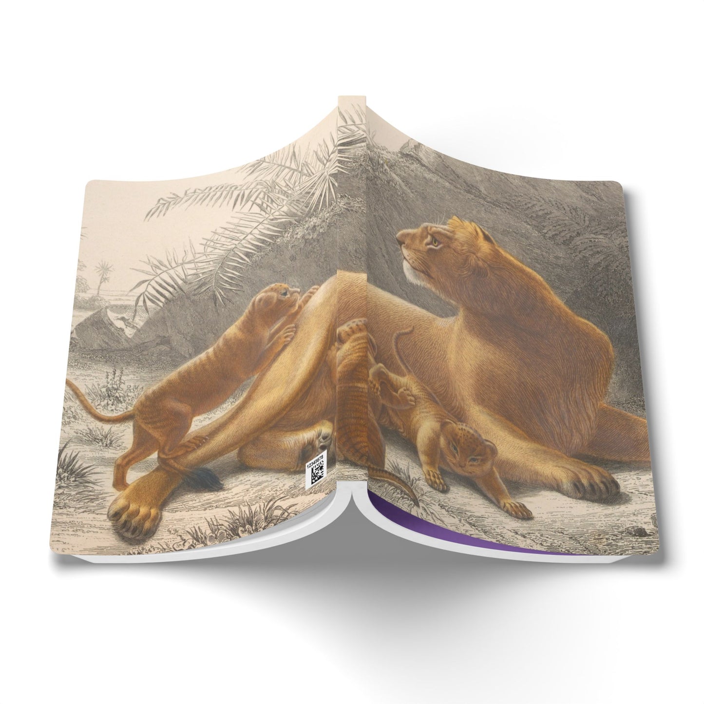 Softcover Journal - vintage lion