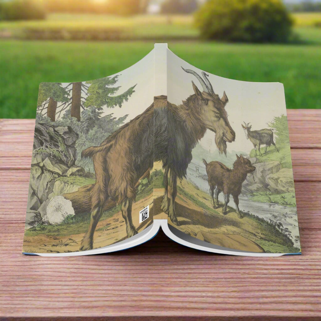 Softcover Journal - vintage goat