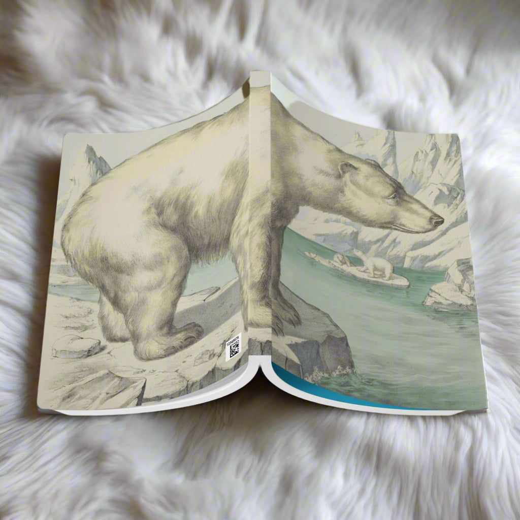 Softcover Journal - vintage polar bear