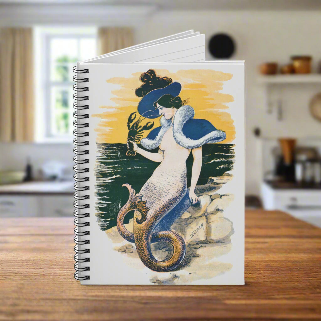 Spiral Notebook - Lobster lady