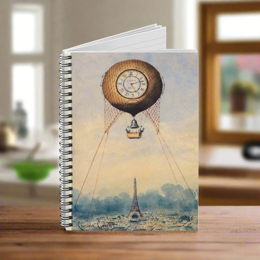 Spiral Notebook - Parisian balloon
